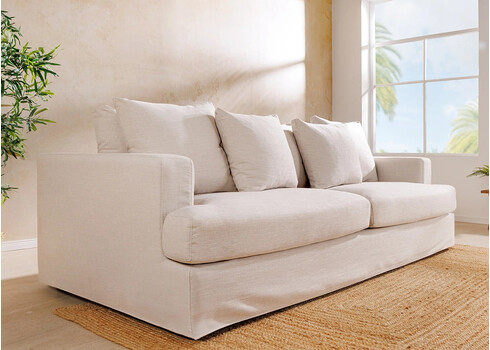 Diivan HEAVEN helebeež, 210x88xH105 cm