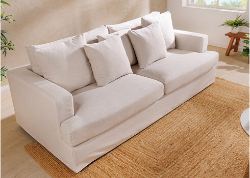 Diivan HEAVEN helebeež, 210x88xH105 cm