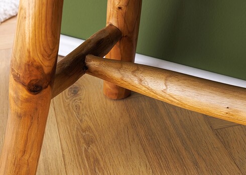 Pink ROOT tiikpuu, 100x35xH45 cm