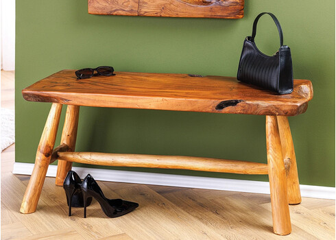 Pink ROOT tiikpuu, 100x35xH45 cm