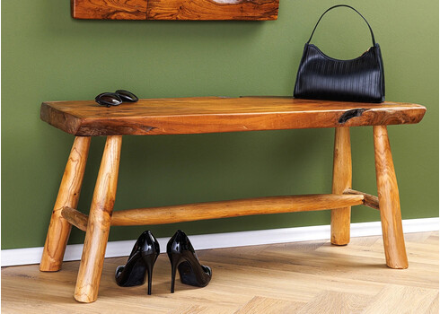 Pink ROOT tiikpuu, 100x35xH45 cm