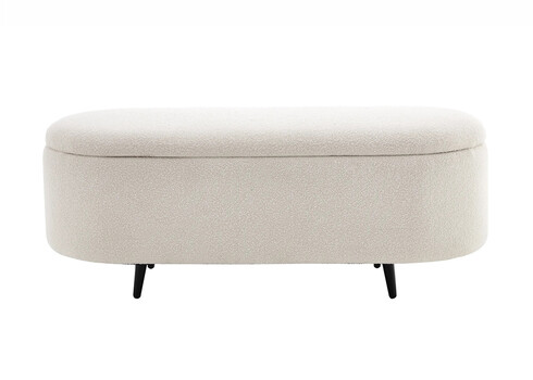 Pink panipaigaga VOQUE valge buklee, 110x43xH45 cm