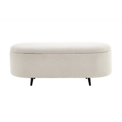 Pink panipaigaga VOQUE valge buklee, 110x43xH45 cm