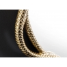Seinapeegel SNAKE kuldne, 82x5xH80 cm