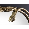 Seinapeegel SNAKE kuldne, 82x5xH80 cm