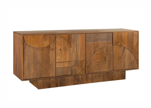 Kummut ART DECO pruun, 170x38xH80 cm