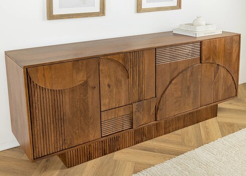 Kummut ART DECO pruun, 170x38xH80 cm