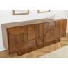 Kummut ART DECO pruun, 170x38xH80 cm