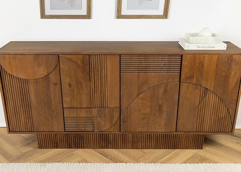 Kummut ART DECO pruun, 170x38xH80 cm