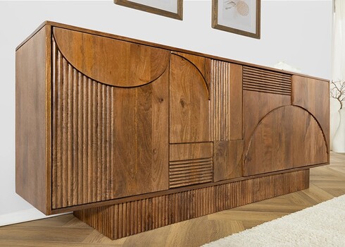 Kummut ART DECO pruun, 170x38xH80 cm