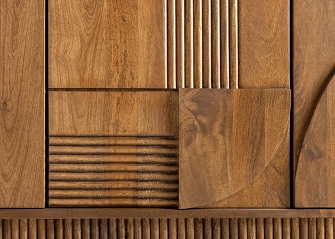 Kummut ART DECO pruun, 170x38xH80 cm