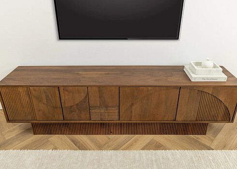 Kummut ART DECO pruun, 200x38xH50 cm