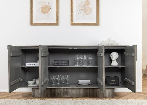 Kummut ART DECO hall, 170x38xH80 cm