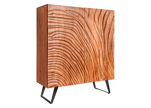 Kapp FLUID pruun, 100x38xH120 cm