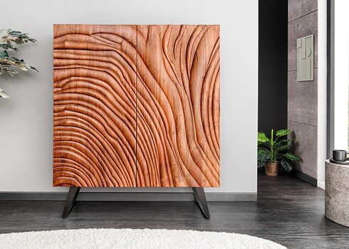 Kapp FLUID pruun, 100x38xH120 cm