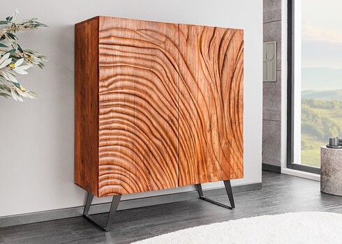 Kapp FLUID pruun, 100x38xH120 cm