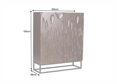 Kapp DUNE pruun, 100x38xH120 cm
