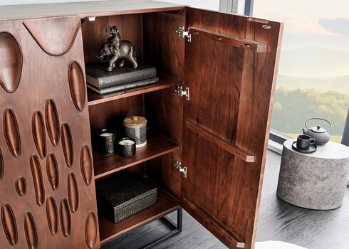 Kapp DUNE pruun, 100x38xH120 cm