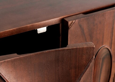 Kapp DUNE pruun, 100x38xH120 cm