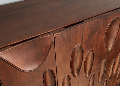 Kapp DUNE pruun, 100x38xH120 cm