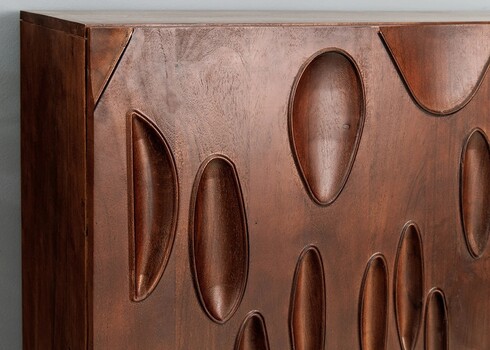 Kapp DUNE pruun, 100x38xH120 cm