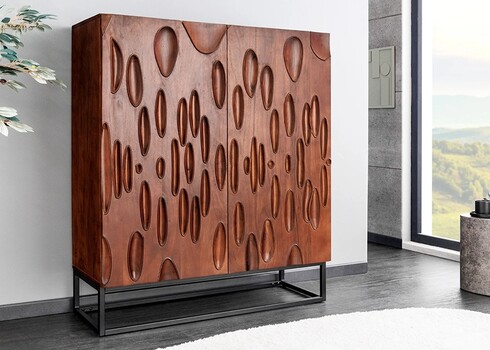 Kapp DUNE pruun, 100x38xH120 cm