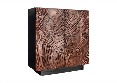 Kapp FLUID tumepruun, 100x38xH110 cm