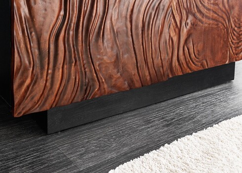 Kapp FLUID tumepruun, 100x38xH110 cm