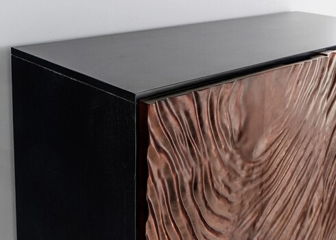 Kapp FLUID tumepruun, 100x38xH110 cm