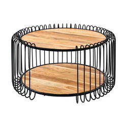 Diivanilaud TRUE pruun / must, D73xH41 cm