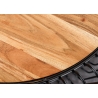Diivanilaud TRUE pruun / must, D73xH41 cm