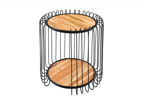 Diivanilaud TRUE pruun / must, D46xH49 cm