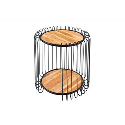 Diivanilaud TRUE pruun / must, D46xH49 cm