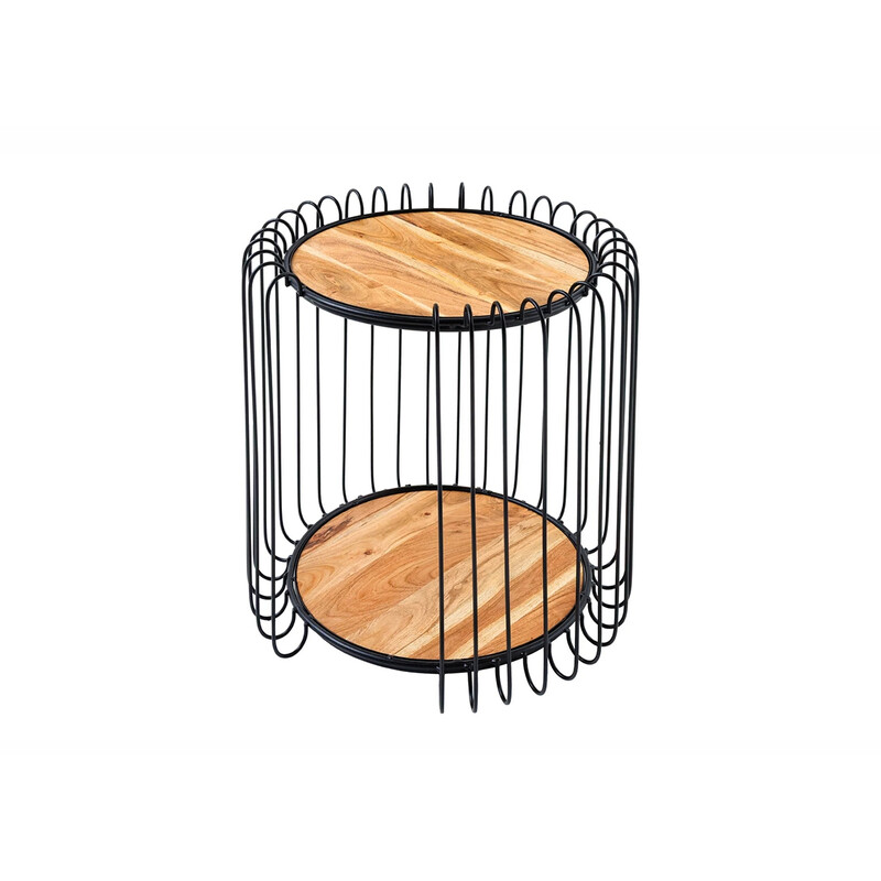 Diivanilaud TRUE pruun / must, D46xH49 cm