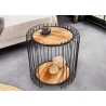 Diivanilaud TRUE pruun / must, D46xH49 cm