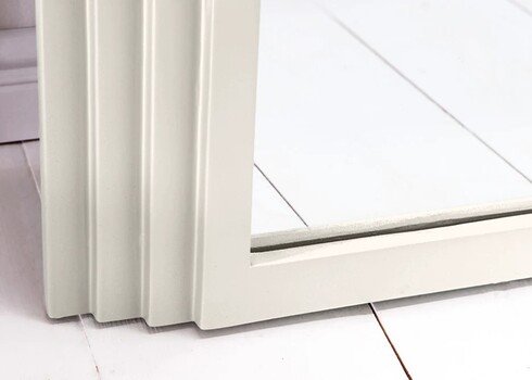 Peegel ART DECO valge, 80x4xH160 cm