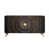 Kummut GOLDEN SUNSET must, 140x38xH75 cm