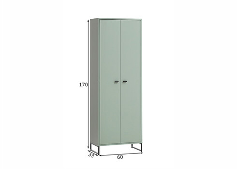 Jalatsikapp JANNE roheline, 60x33xH170 cm