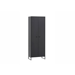 Jalatsikapp JANNE mattmust, 60x33xH170 cm
