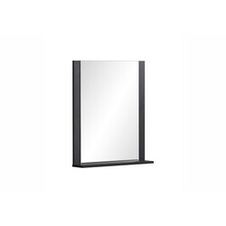 Seinapeegel JANNE mattmust, 60x12xH71 cm