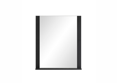 Seinapeegel JANNE mattmust, 60x12xH71 cm