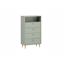 Kummut BJARNE roheline, 60x33xH104 cm