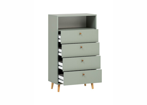 Kummut BJARNE roheline, 60x33xH104 cm