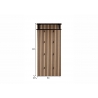 Seinanagi HANK pruun / mattmust, 50x21xH111 cm