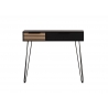 Konsoollaud LOFT mattmust / pruun, 104x38xH88 cm
