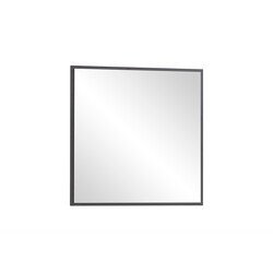 Seinapeegel ALEXA mattmust, 67x3xH67 cm