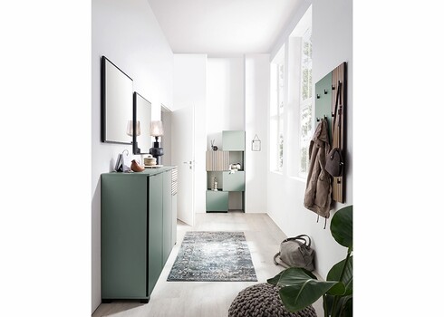 Jalatsikapp ALEXA roheline, 142x35xH105,5 cm