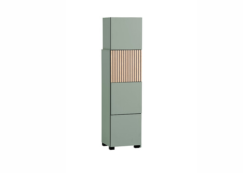 Pikendatav kapp ALEXA roheline, 45-76x33xH165 cm