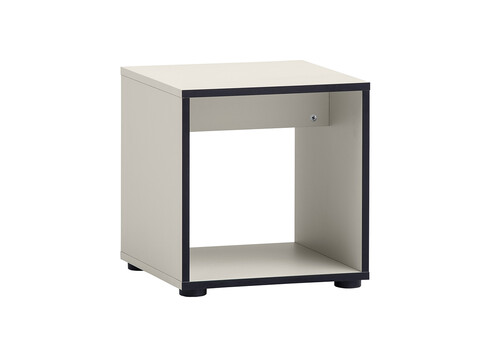 Esikupink EDDA beež / must, 40x40xH42 cm