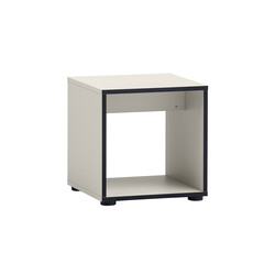 Esikupink EDDA beež / must, 40x40xH42 cm